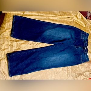 Wonderly Blue Jeans; wide leg that are high waisted. Gently worn. Size 12